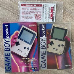 Game Boy Pocket Gold Edition Boxed - Retro Handheld Console | 8bitera